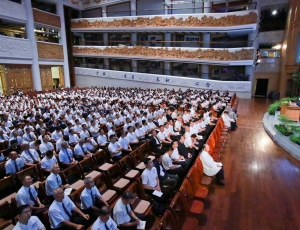 【09/14】Health promotion lecture by Director General Wang Ying-Wei, M.D.　photo: Chen Zhong-Hua, Zhan Jin-De